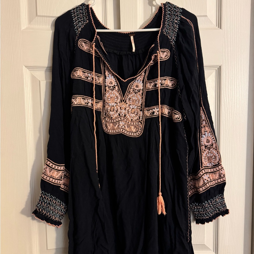 Free People Embroidered Women's Mini Dress